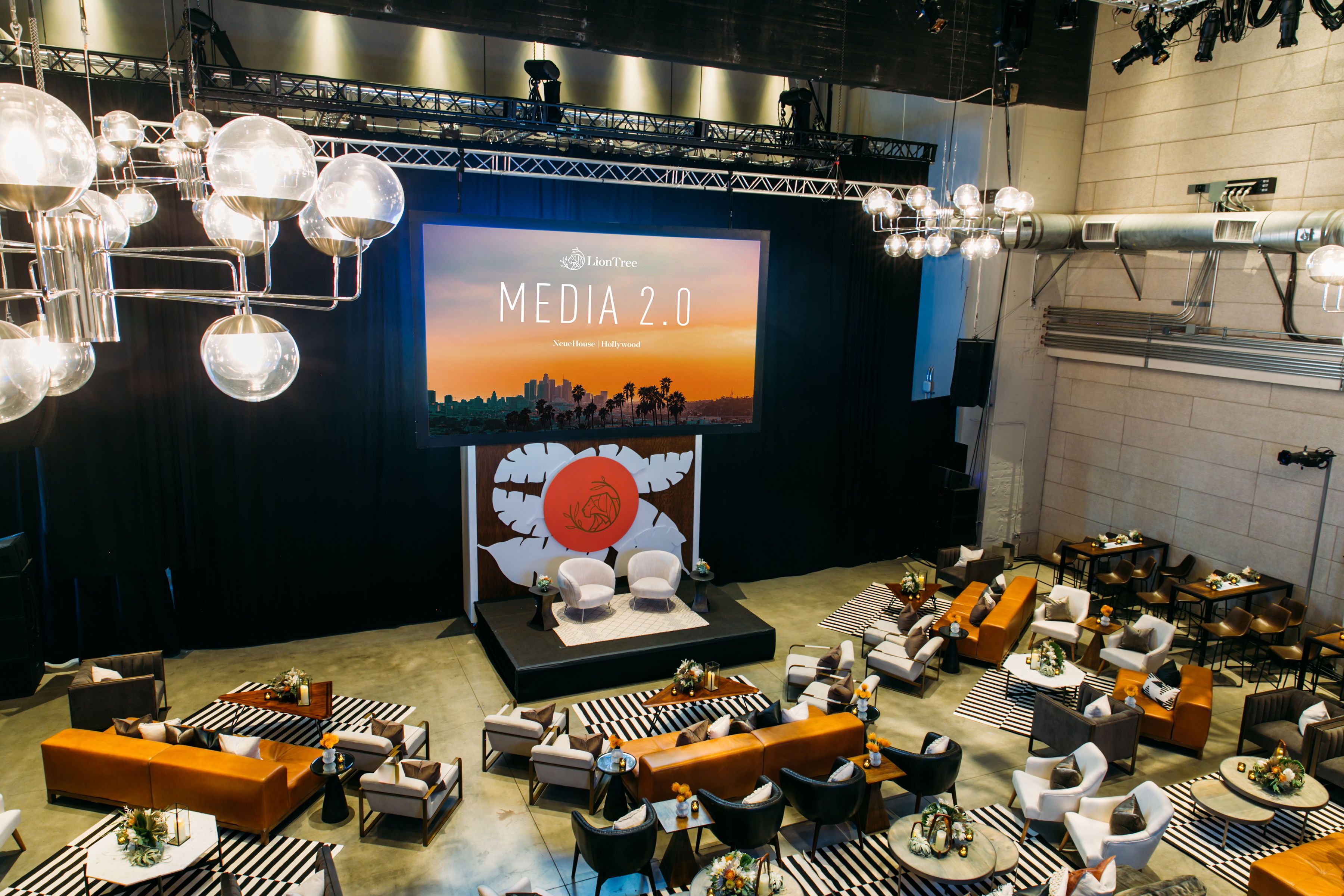 Conference stage and seating