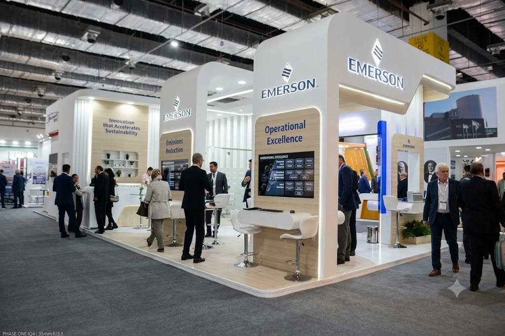 Emerson exhibition stalls