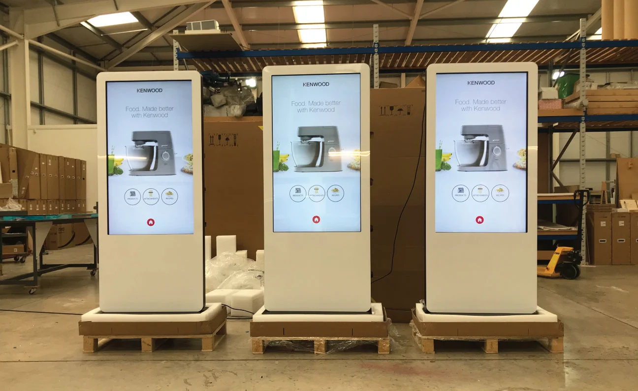 Custom exhibition kiosk